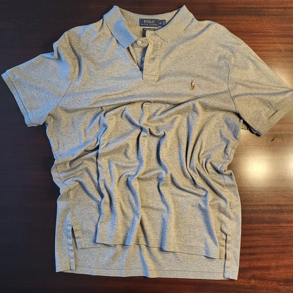 Polo by Ralph Lauren size XL soft pima cotton - heathered gray